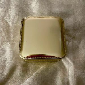 Gold travel jewelry travel case